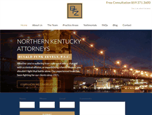 Tablet Screenshot of bfzlaw.com